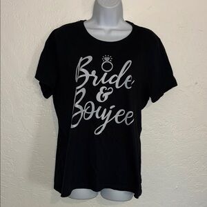 Black 'Bride & Boujee' T-Shirt